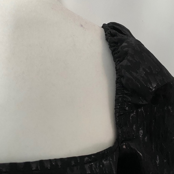 H&M Square Neck Puff Long Sleeve Formal Top - Picture 4 of 9